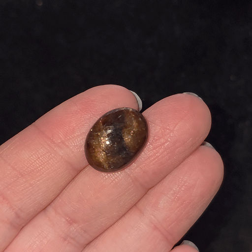 Iolite Sunstone Cabochon