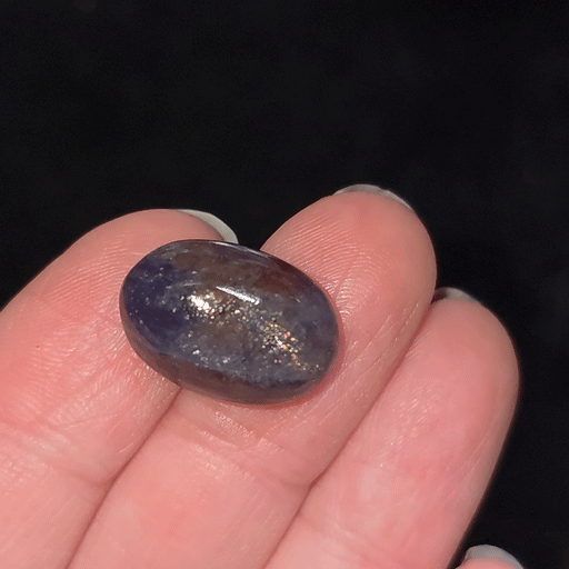 Iolite Sunstone Cabochon