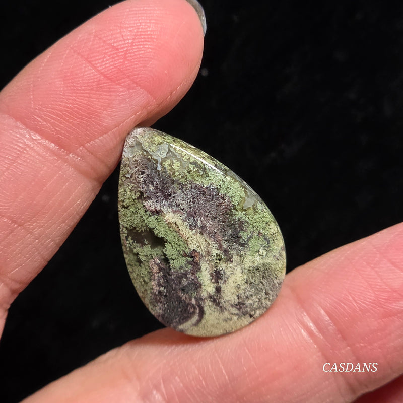 Scenic Moss Agate Cabochon
