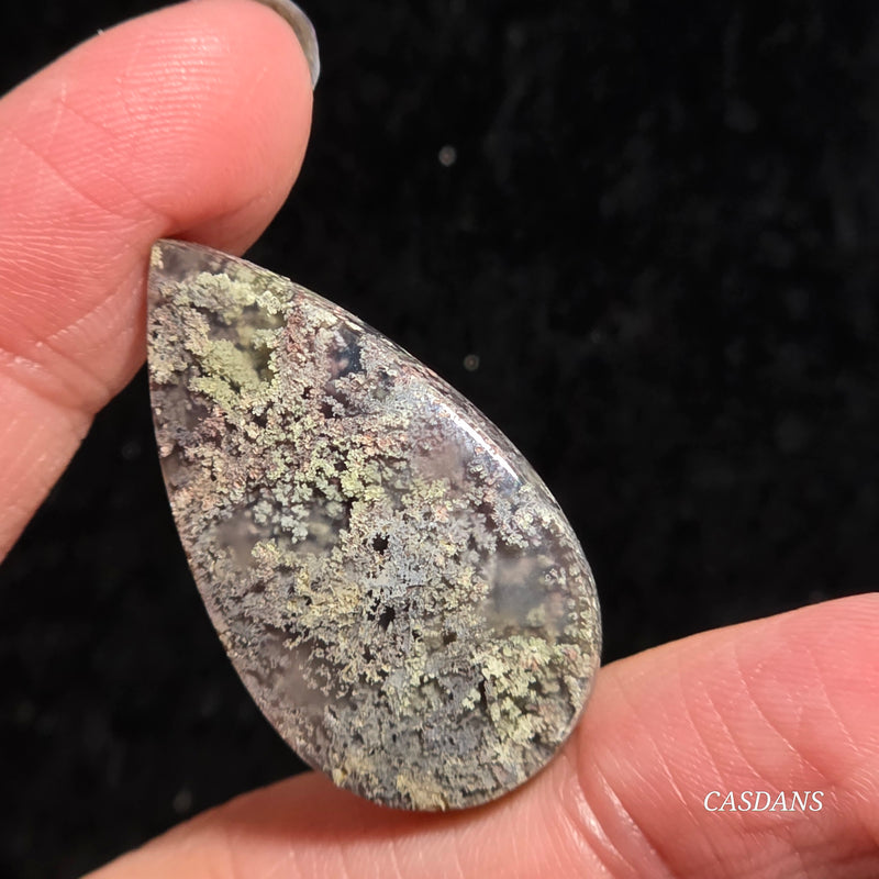 Scenic Moss Agate Cabochon
