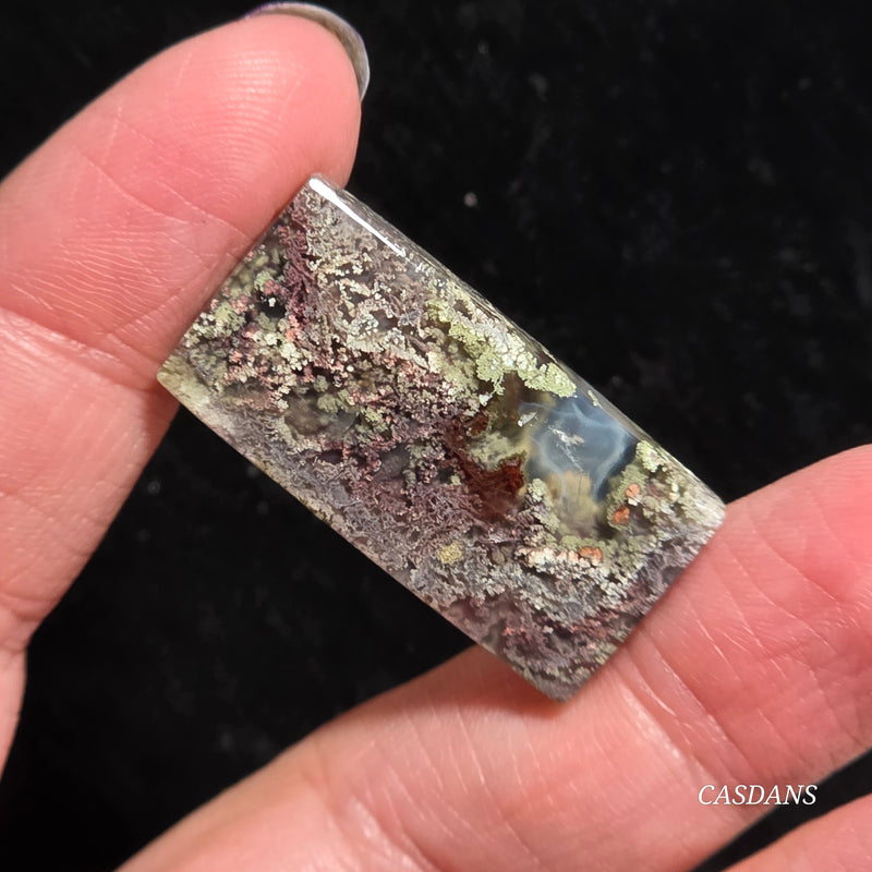 Scenic Moss Agate Cabochon