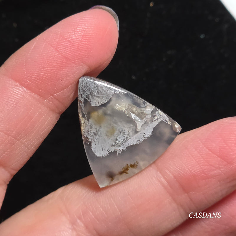 Scenic Moss Agate Cabochon