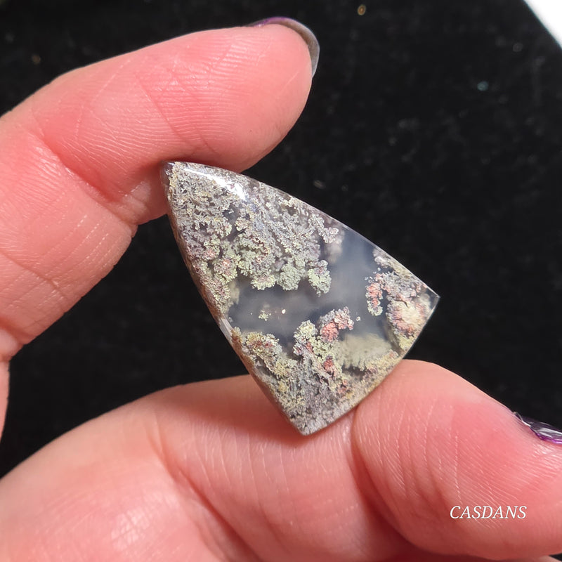 Scenic Moss Agate Cabochon