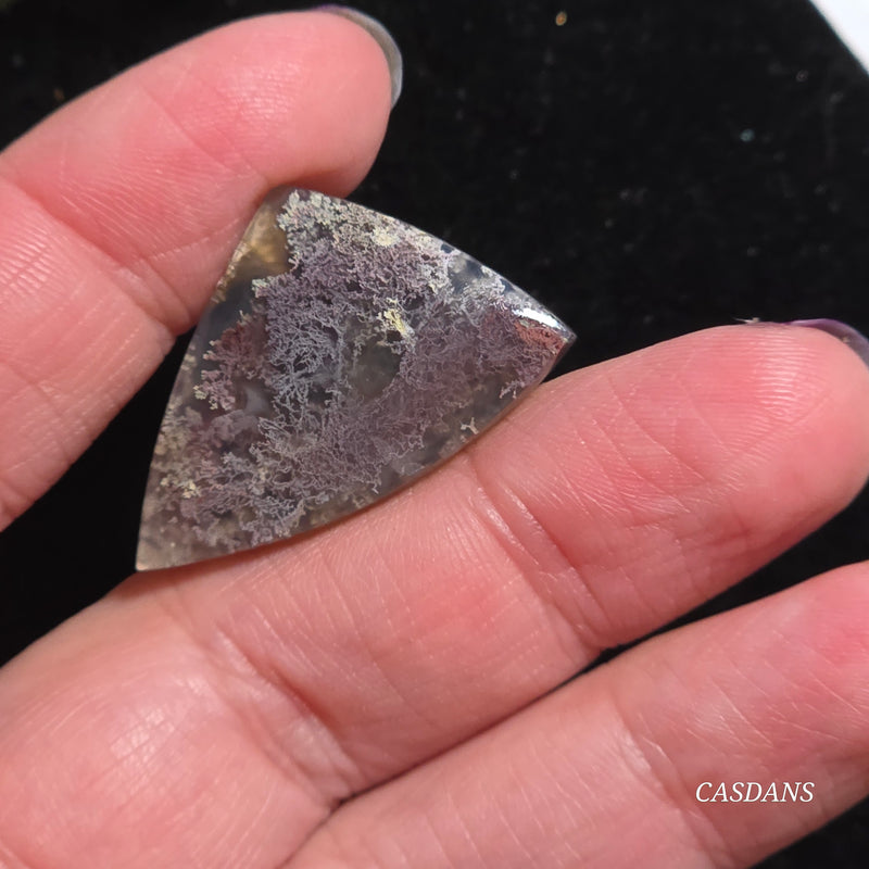 Scenic Moss Agate Cabochon