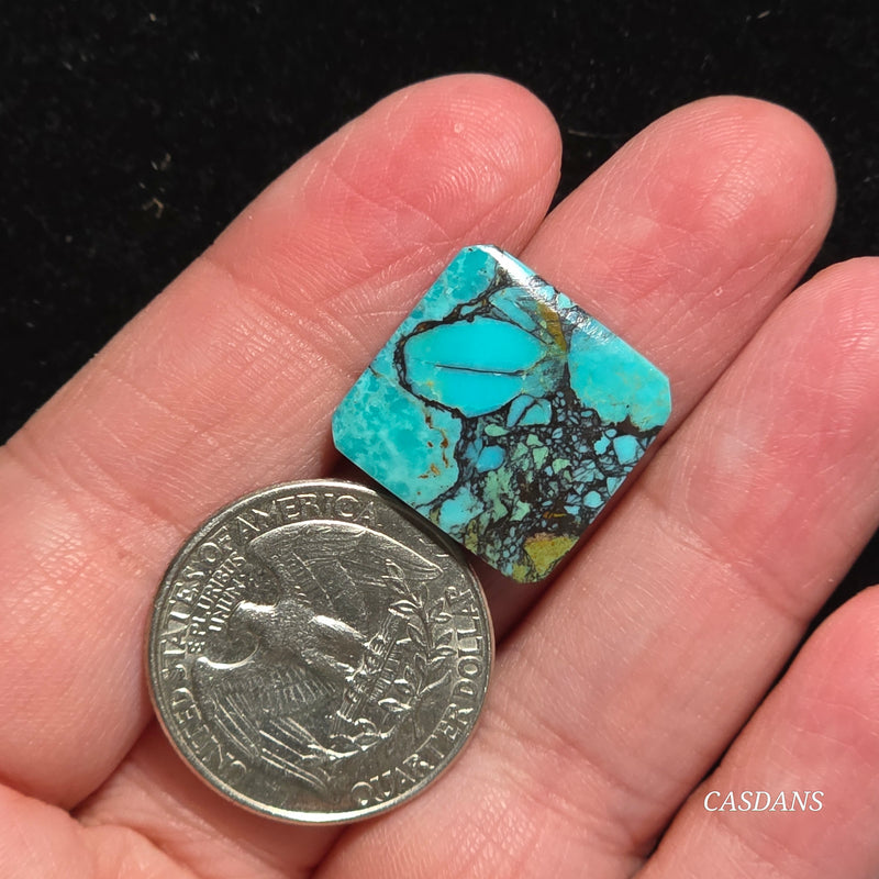 Kingman Turquoise Composite Cabochon