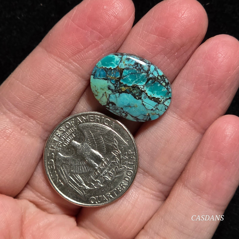Kingman Turquoise Composite Cabochon