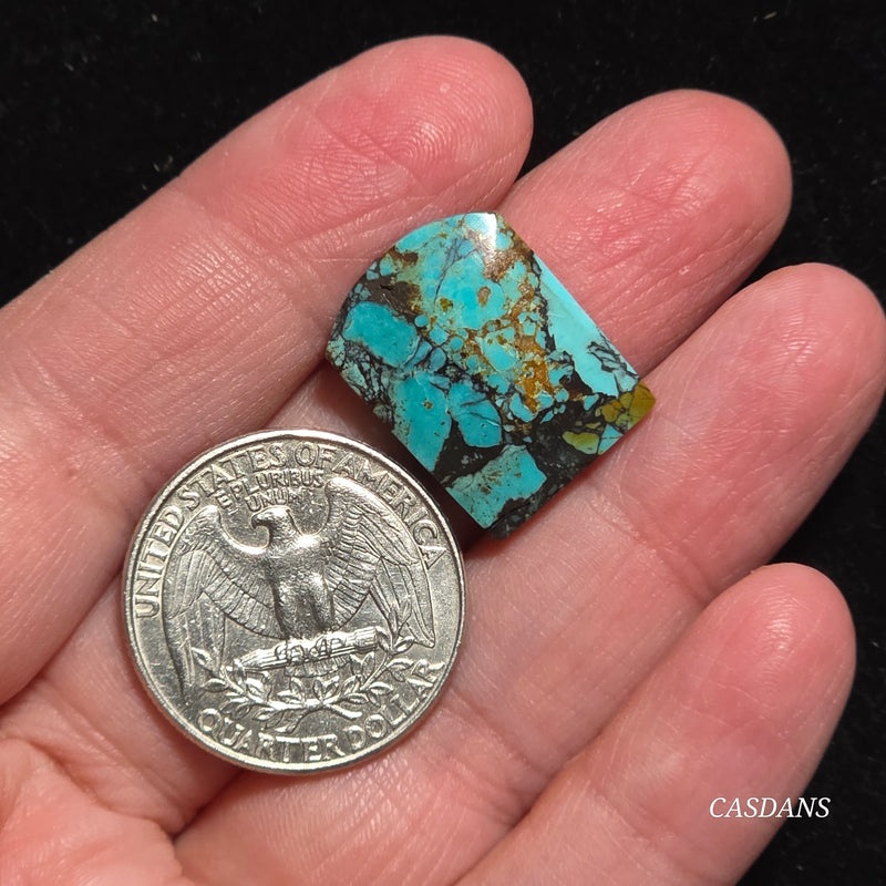 Kingman Turquoise Composite Cabochon
