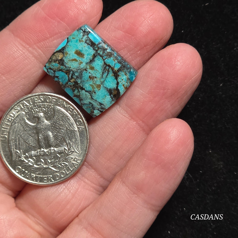Kingman Turquoise Composite Cabochon