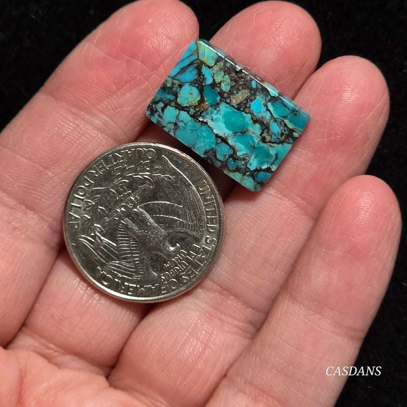 Kingman Turquoise Composite Cabochon