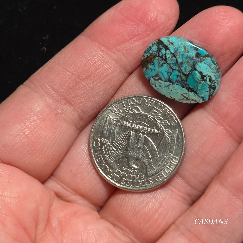 Kingman Turquoise Composite Cabochon