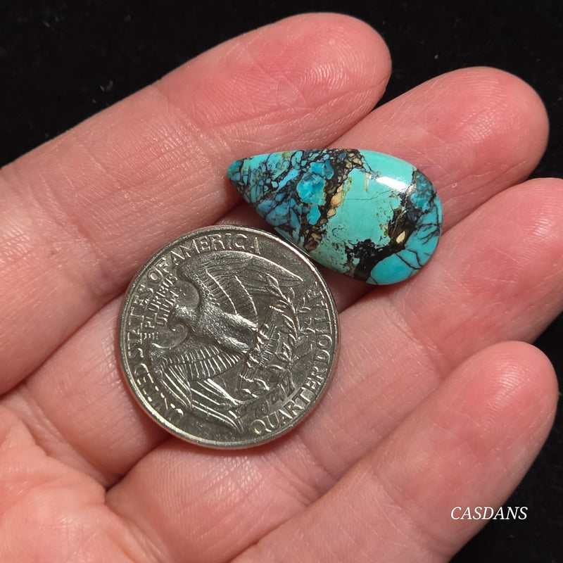 Kingman Turquoise Composite Cabochon