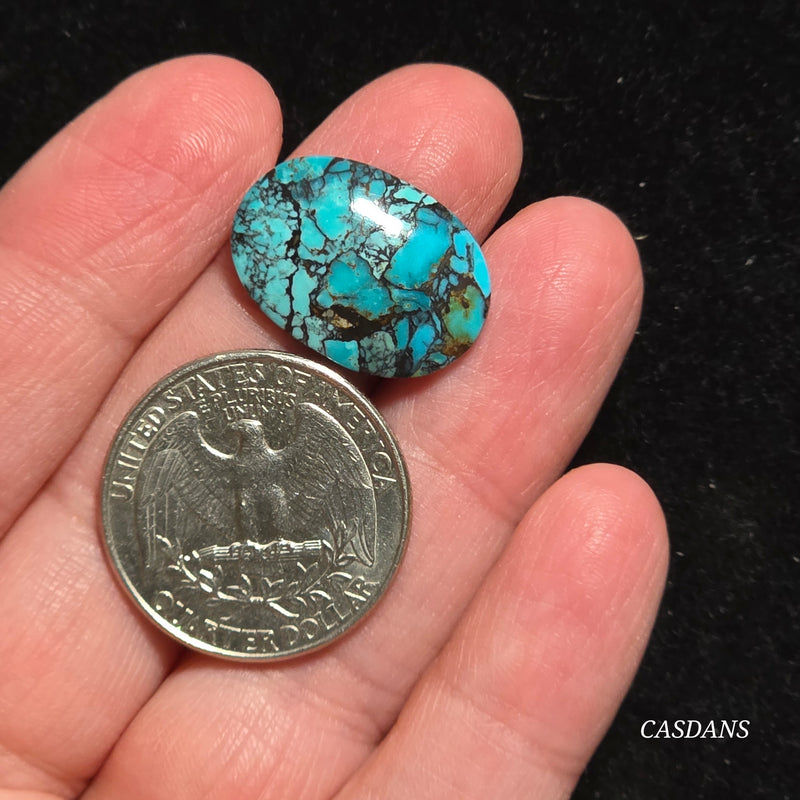 Kingman Turquoise Composite Cabochon