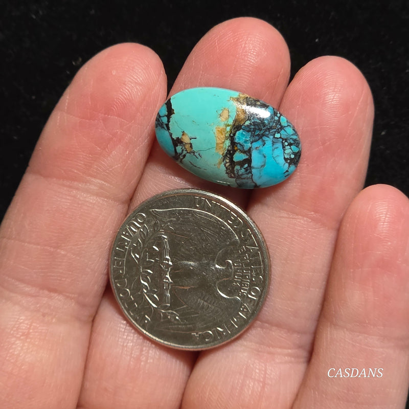 Kingman Turquoise Composite Cabochon