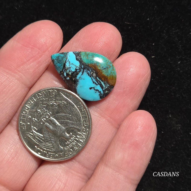 Kingman Turquoise Composite Cabochon