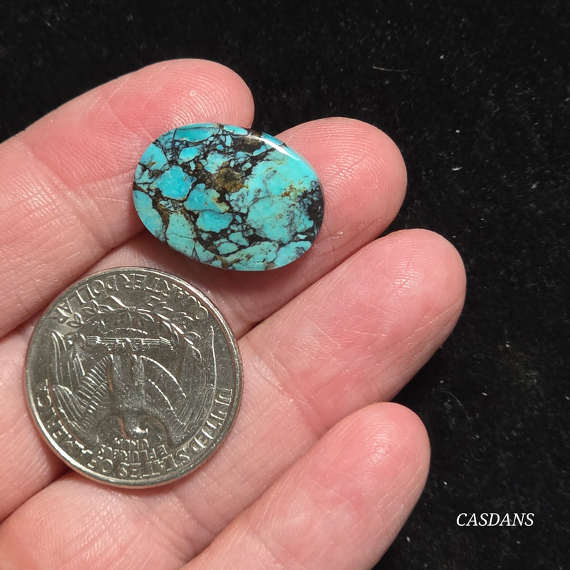 Kingman Turquoise Composite Cabochon