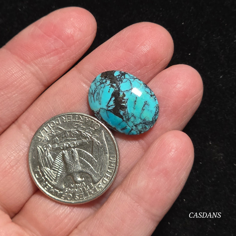 Kingman Turquoise Composite Cabochon