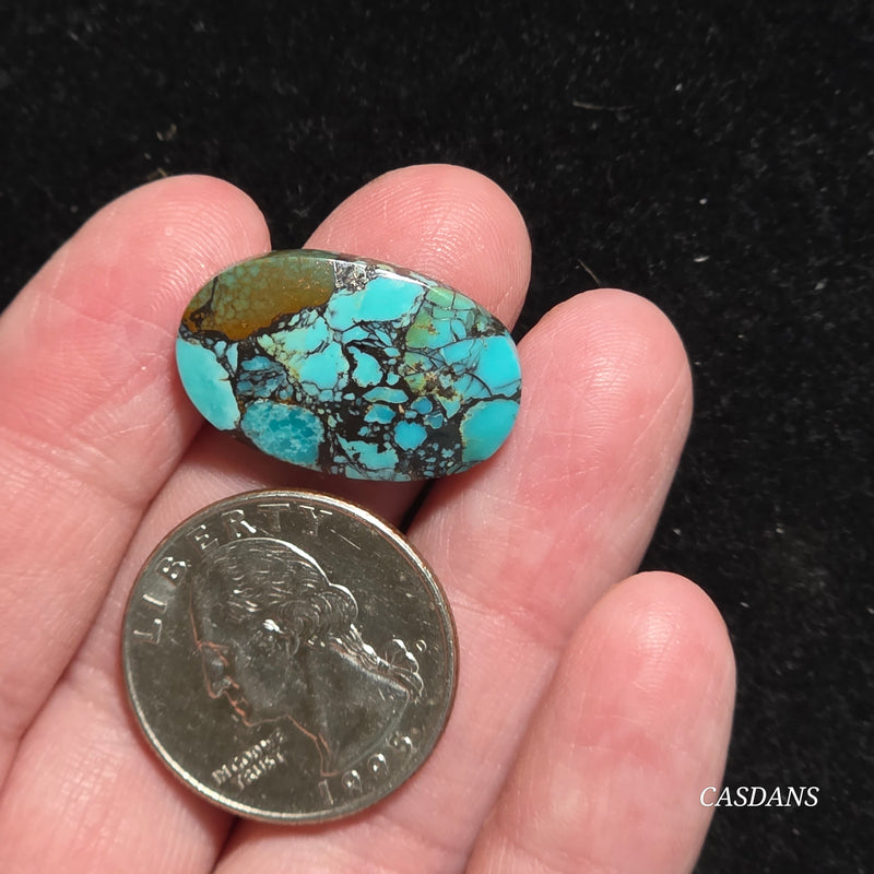 Kingman Turquoise Composite Cabochon