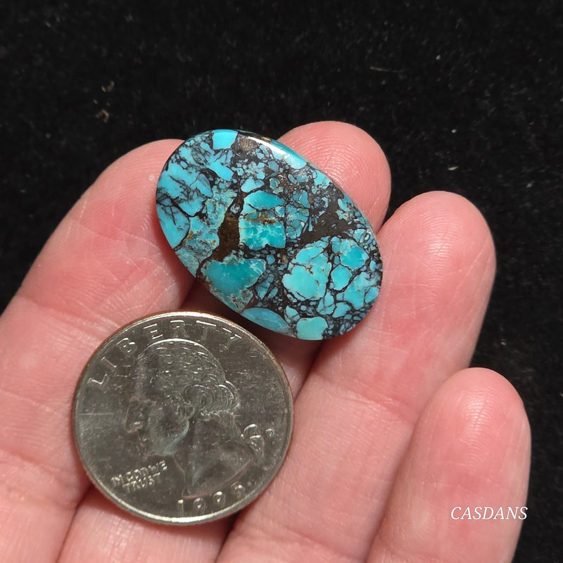 Kingman Turquoise Composite Cabochon