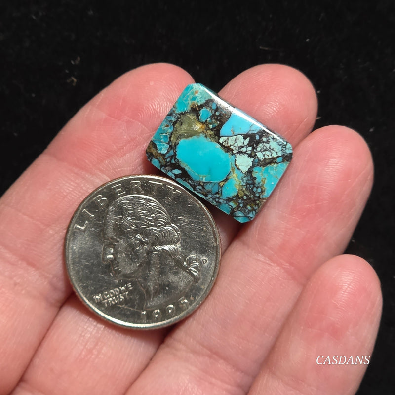 Kingman Turquoise Composite Cabochon