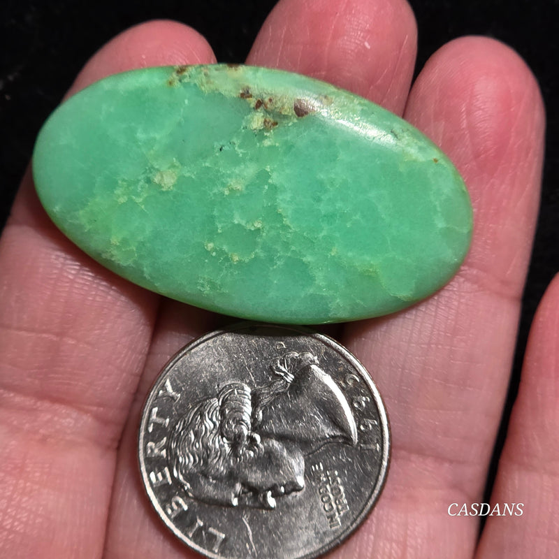 *IMPERFECT* Chrysoprase Cabochon