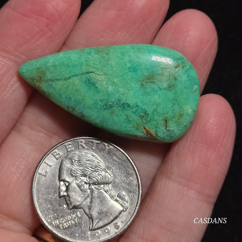 *IMPERFECT* Chrysoprase Cabochon