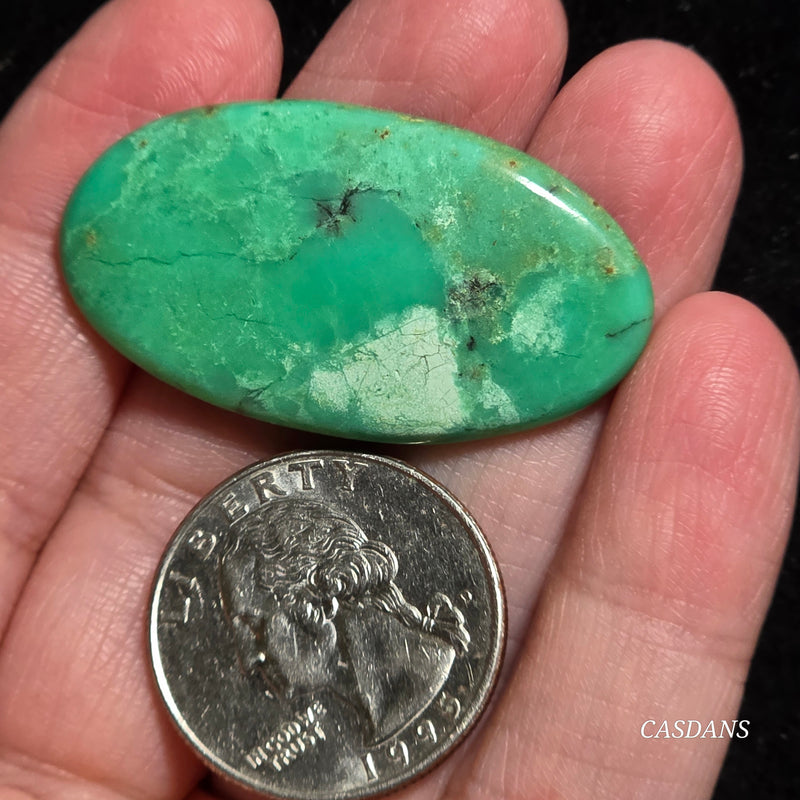 *IMPERFECT* Chrysoprase Cabochon