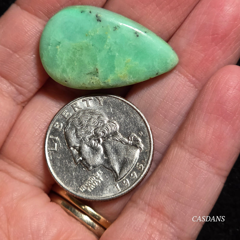 *IMPERFECT* Chrysoprase Cabochon
