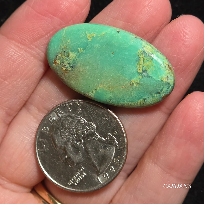 *IMPERFECT* Chrysoprase Cabochon