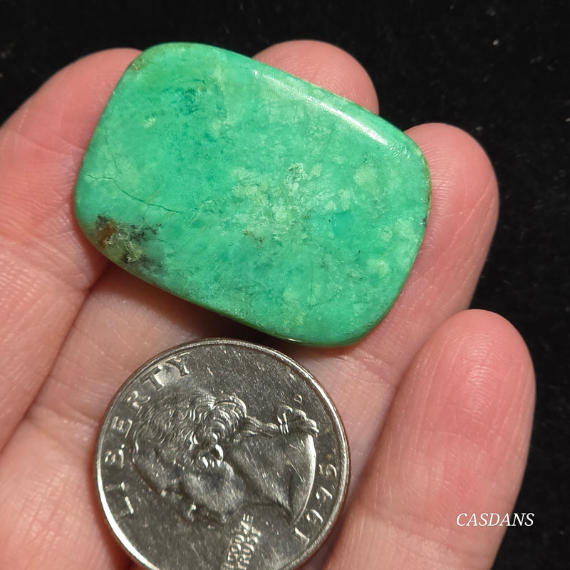 *IMPERFECT* Chrysoprase Cabochon
