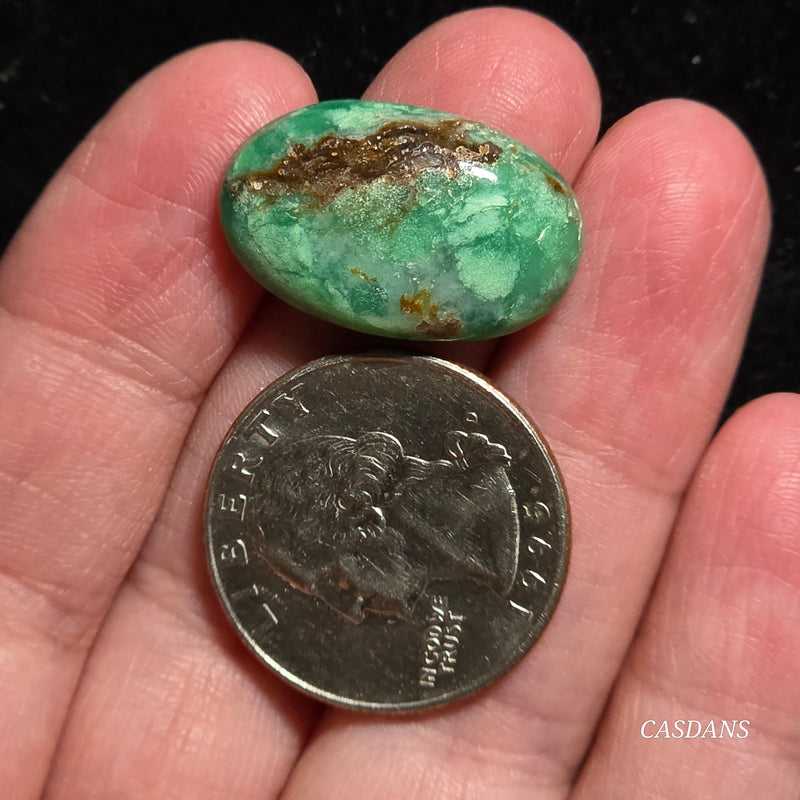 *IMPERFECT* Chrysoprase Cabochon