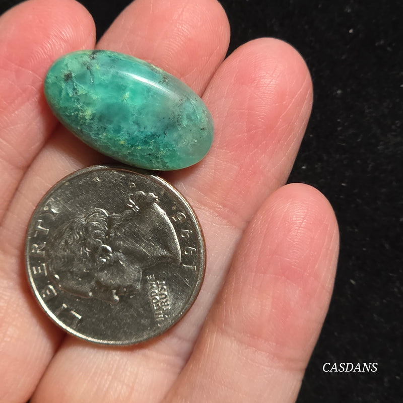*IMPERFECT* Chrysoprase Cabochon