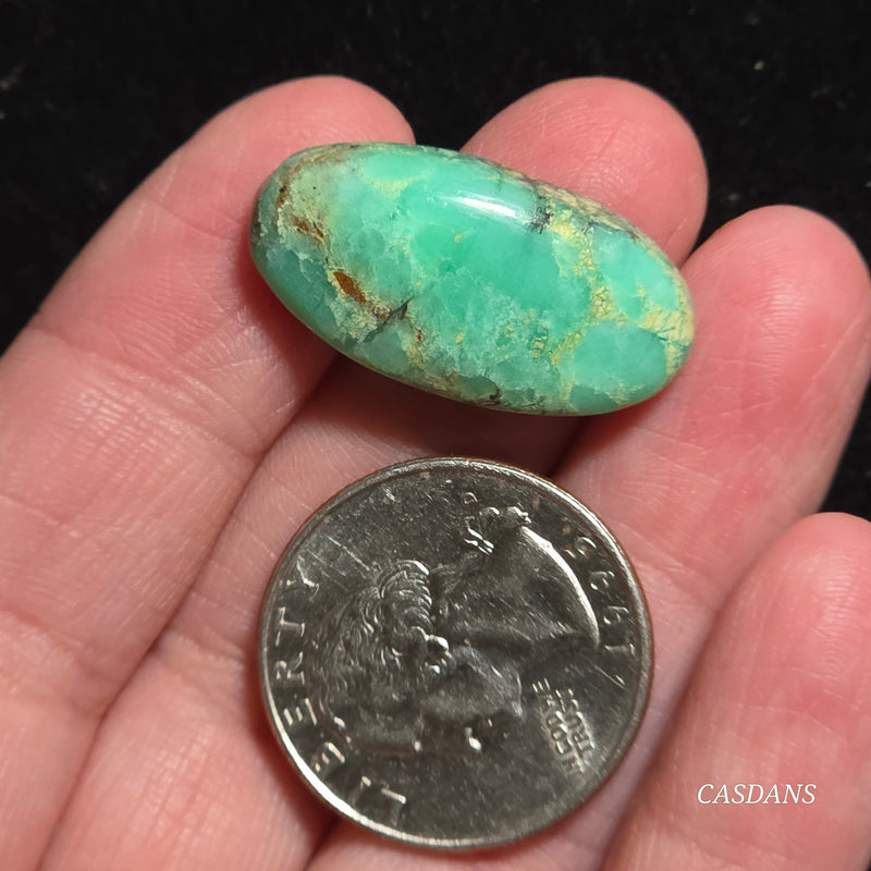 *IMPERFECT* Chrysoprase Cabochon