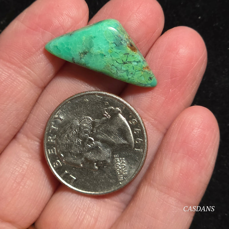 *IMPERFECT* Chrysoprase Cabochon