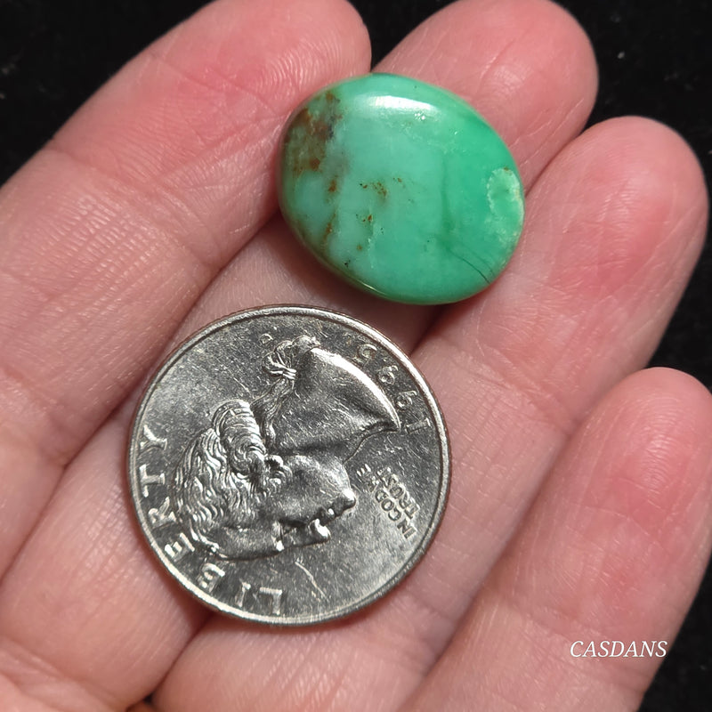 *IMPERFECT* Chrysoprase Cabochon