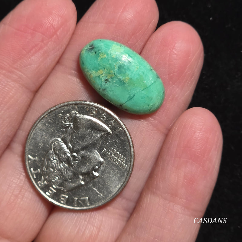 *IMPERFECT* Chrysoprase Cabochon