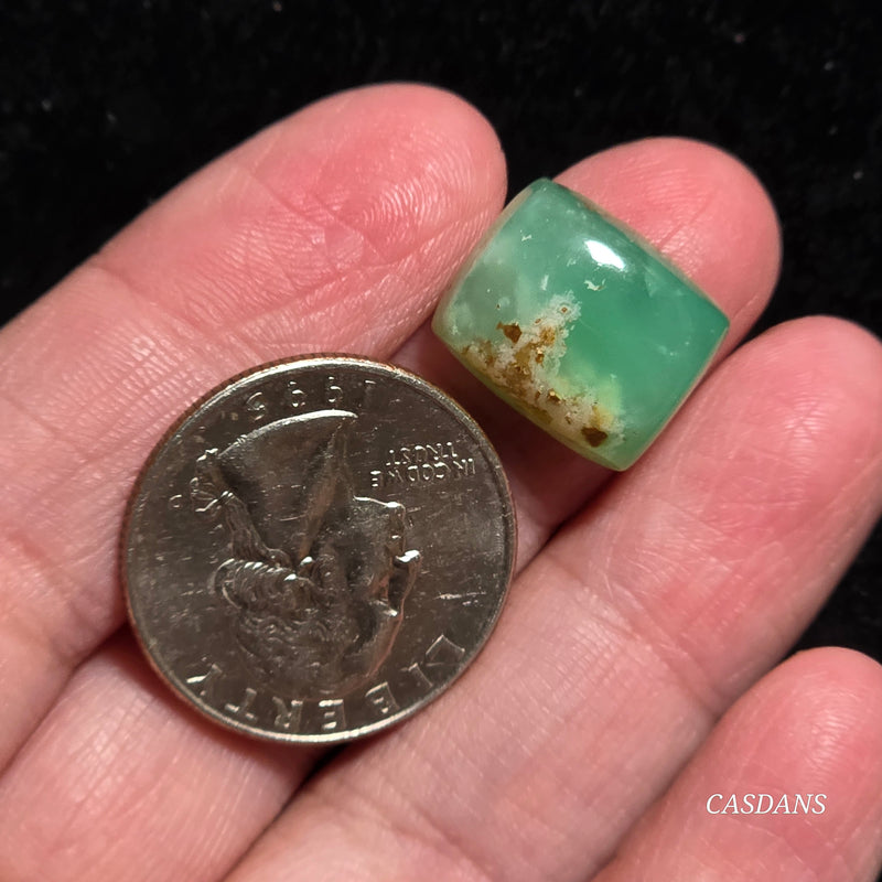*IMPERFECT* Chrysoprase Cabochon
