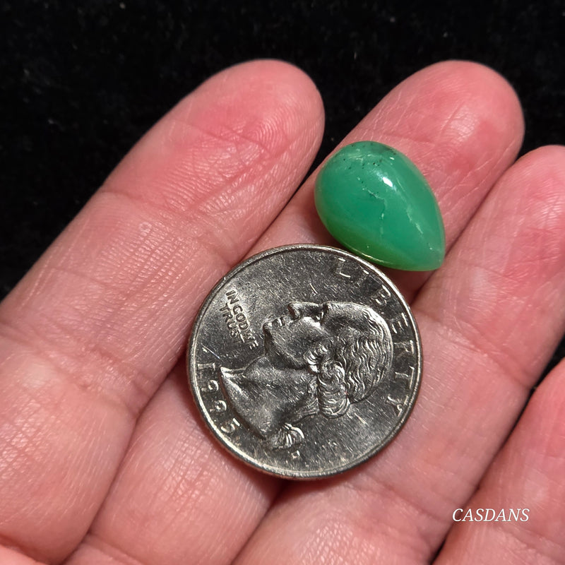 *IMPERFECT* Chrysoprase Cabochon