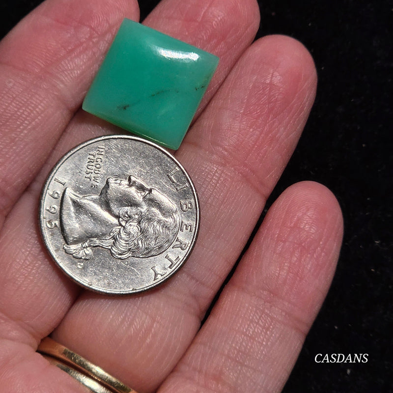*IMPERFECT* Chrysoprase Cabochon