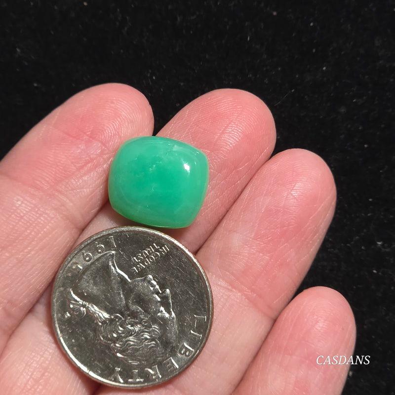 *IMPERFECT* Chrysoprase Cabochon