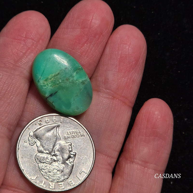 *IMPERFECT* Chrysoprase Cabochon