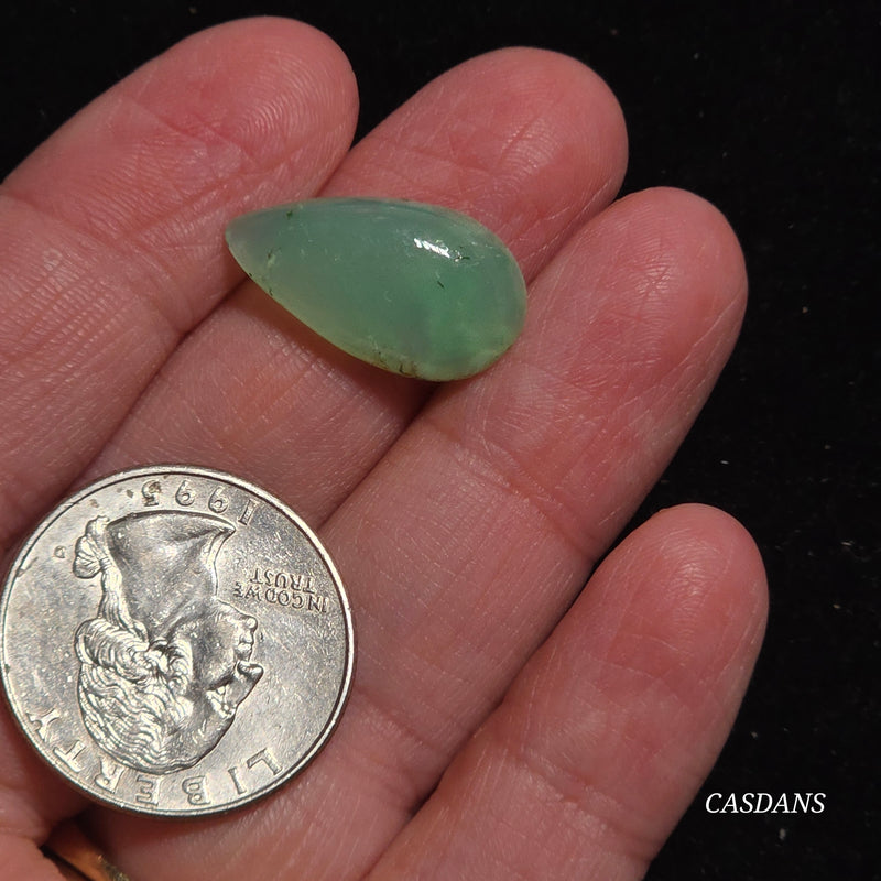 *IMPERFECT* Chrysoprase Cabochon