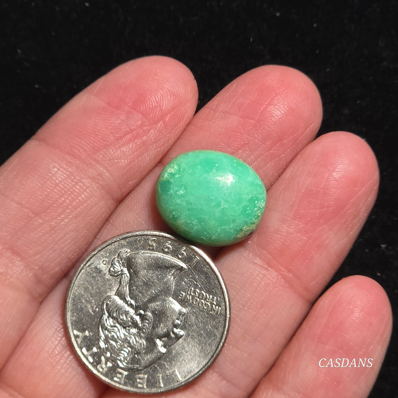 *IMPERFECT* Chrysoprase Cabochon