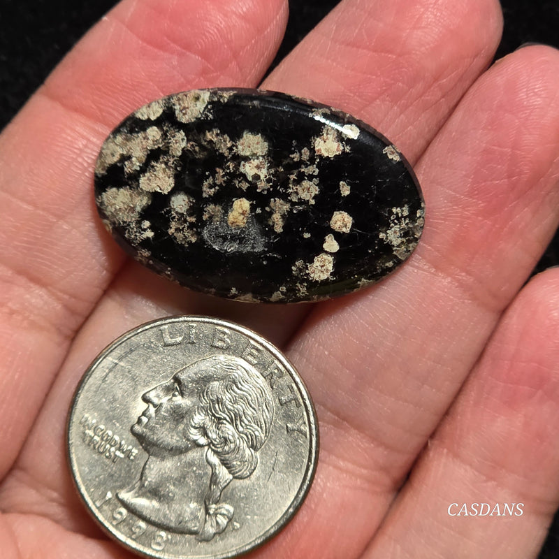 Firework Obsidian Cabochon