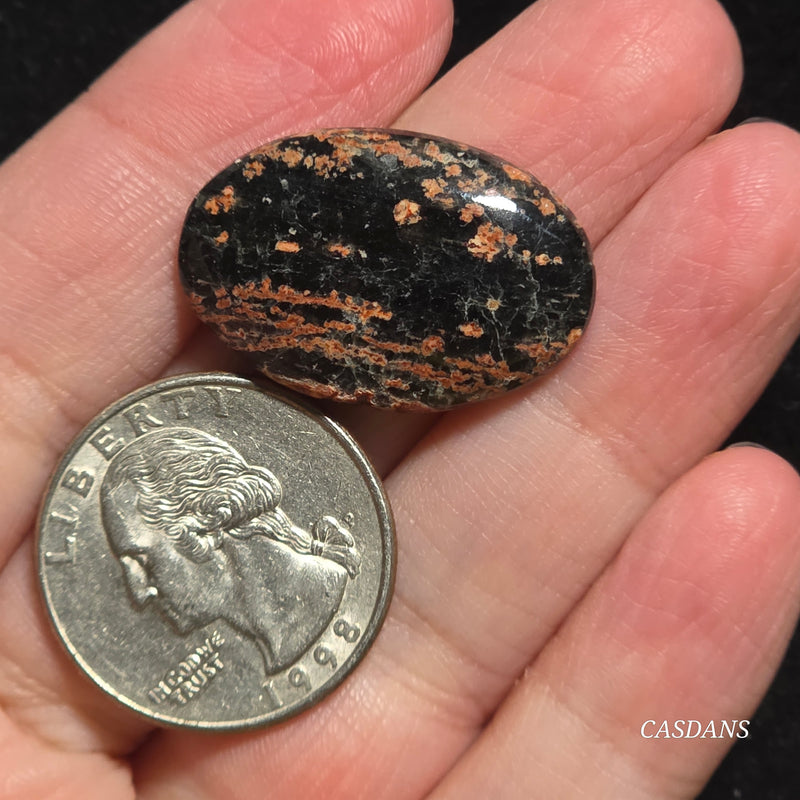 Firework Obsidian Cabochon