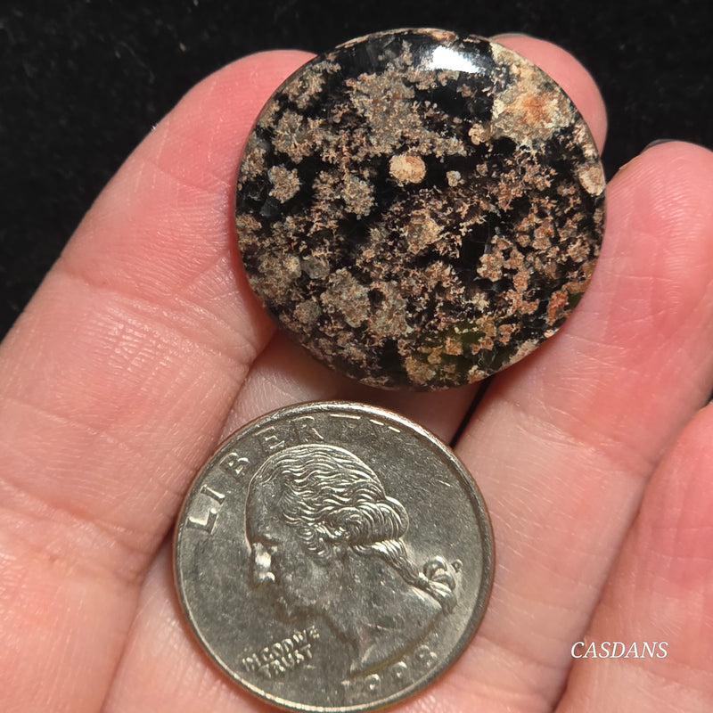 Firework Obsidian Cabochon