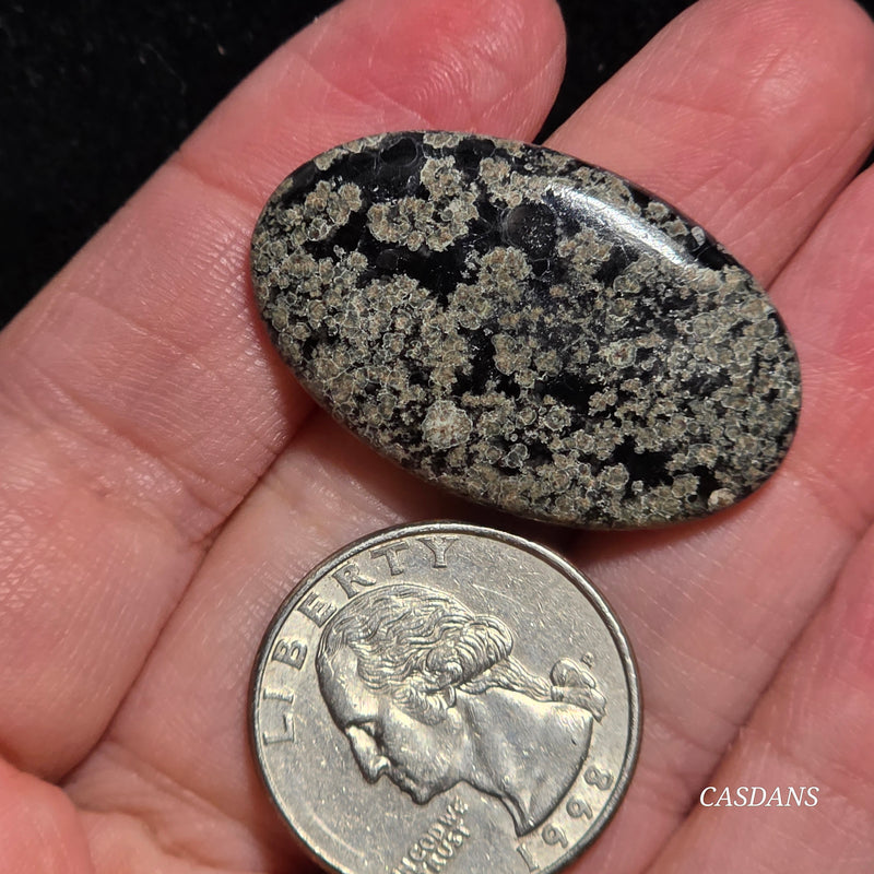 Firework Obsidian Cabochon