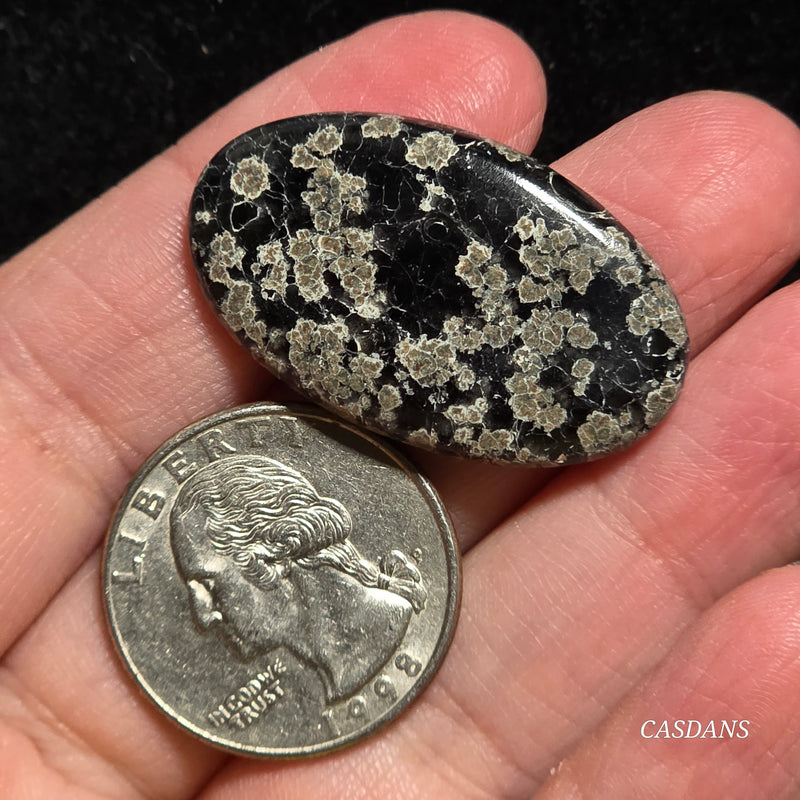 Firework Obsidian Cabochon