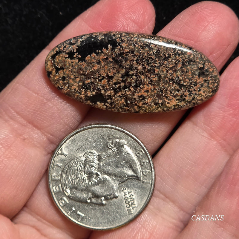 Firework Obsidian Cabochon