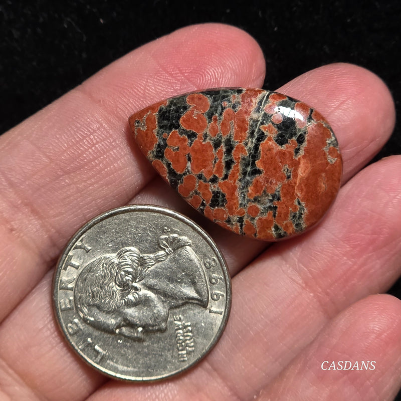 Firework Obsidian Cabochon