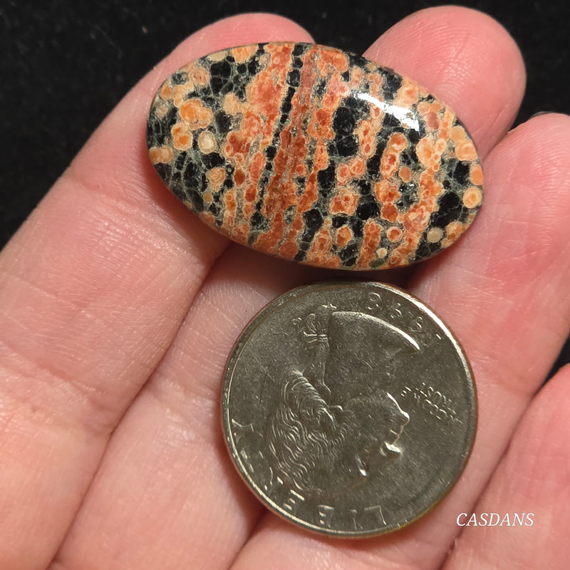 Firework Obsidian Cabochon